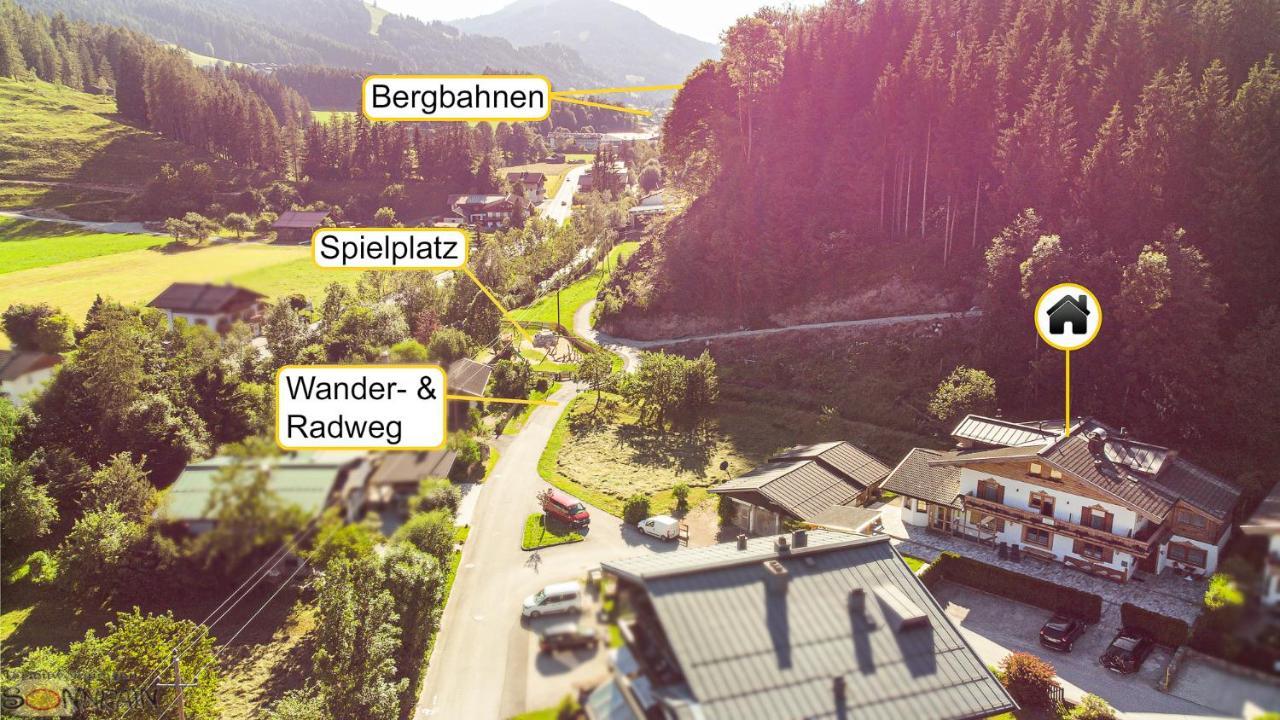 Ferienwohnungen Sonnrain 13 Leogang Exterior foto